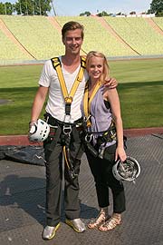 Gastgeber Mirjam Weichselbraun und Joachim Winterscheidt freuen sich auf "THE DOME 50" in München (Foto: MartiN Schmitz)
